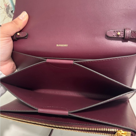 FINAL SALE💐BURBERRY logo leather crossbody bag ❤️ - Picture 9 of 16